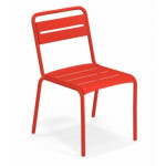 chaise star emu rouge
