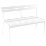 banc luxembourg 2 3 places fermob blanc