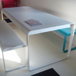 Bellevie fermob table design blanc