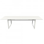 Biarritz Table A Allonge Design Fermob Blanc