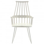 chaise tubulaire comback kartell blanc