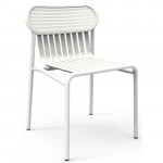 chaise week end petite friture blanc