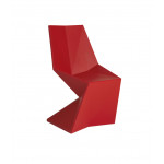 Vertex Silla Chaise Design Vondom Rouge