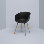 fauteuil about a chair hay chene blanc