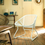 fauteuil bas sixties fermob blanc