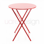 Bistro Table Ronde 60 Design Fermob Coquelicot