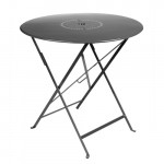 table ronde floreal 77 fermob carbone