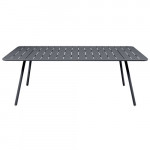 table luxembourg 207x100cm fermob carbone