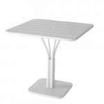 table carree luxembourg 1 pied fermob blanc