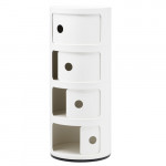 meuble componibili 4 elements kartell blanc
