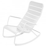 rocking chair luxembourg fermob blanc