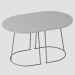 table basse airy half size muuto gris