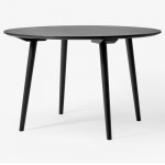 table ronde 90 in between and tradition chene noir