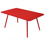 table luxembourg 165 fermob coquelicot