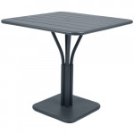 table carree luxembourg 1 pied fermob gris orage