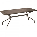 table rectangulaire cambi 180 emu marron