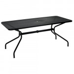 table rectangulaire cambi 180 emu noir