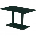 table rectangulaire round emu noir