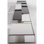 Trays Table Basse 80 x 40 cm Design Kartell Noir