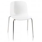 chaise troy polypropylene magis blanc