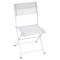 Chaise pliante LATITUDE de Fermob, Blanc coton