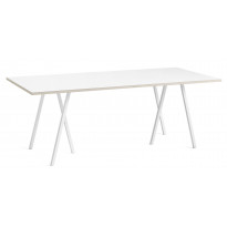 TABLE RECTANGULAIRE LOOP STAND, 200 x 92,5 cm, Blanc de HAY