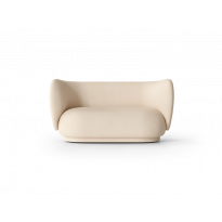 Canapé RICO de Ferm Living, Brossé, Off white, 3 dimensions