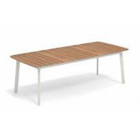 TABLE SHINE, 225 x 100 cm, Blanc mat de EMU