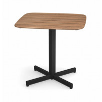 TABLE 79X79 cm SHINE, Noir de EMU