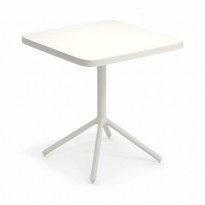 TABLE PLIANTE GRACE, 70 x 70 cm, Blanc mat de EMU