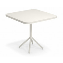 TABLE PLIANTE GRACE, 80 x 80 cm, Blanc mat de EMU
