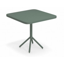 TABLE PLIANTE GRACE, 80 x 80 cm, Vert foncé de EMU