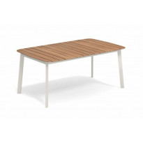 TABLE SHINE, 166 x 100 cm, Blanc mat de EMU
