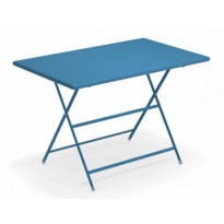 TABLE PLIANTE ARC EN CIEL, 110X70, Bleu de EMU