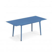 Table extensible PLUS4 BALCONY de Emu, 120/172 x 80 cm, Bleu marine