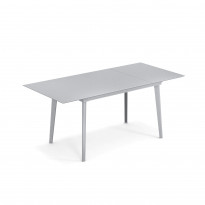 Table extensible PLUS4 BALCONY de Emu, 120/172 x 80 cm, Nuage gris
