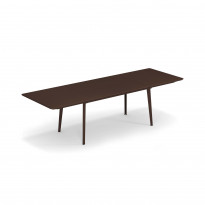 Table extensible PLUS4 de Emu, 160/270 x 90 cm, Corten