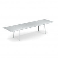 Table extensible PLUS4 de Emu, 220/330 x 90 cm, Blanc glace