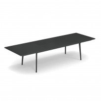 Table extensible PLUS4 IMPÉRIAL de Emu, 220/330 x 110 cm, Fer ancien