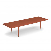 Table extensible PLUS4 IMPÉRIAL de Emu, 220/330 x 110 cm, Rouge d