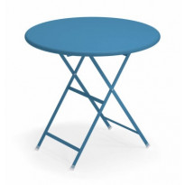 TABLE RONDE ARC EN CIEL, Bleu de EMU