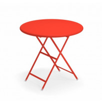 TABLE RONDE ARC EN CIEL, Rouge écarlate de EMU