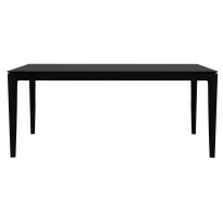 TABLE EN CHÊNE BOK, 180 x 90 x 76 cm, Noir d