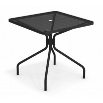 TABLE CARRÉE CAMBI, 80 X 80 cm, Noir de EMU
