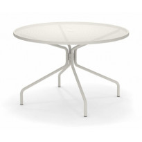 TABLE RONDE CAMBI, Ø120 cm, Blanc mat de EMU