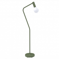 Lampe APLO de Fermob, avec pied de lampadaire, Cactus