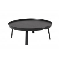 TABLE BASSE AROUND, Extra large, Noir de MUUTO