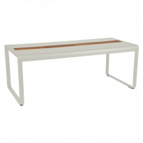 Table BELLEVIE 196 x 90 cm avec rangement de Fermob, 24 coloris