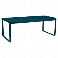 TABLE BELLEVIE, 196 x 90, Bleu acapulco de FERMOB