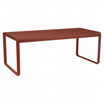 TABLE BELLEVIE, 196 x 90, Ocre rouge de FERMOB
